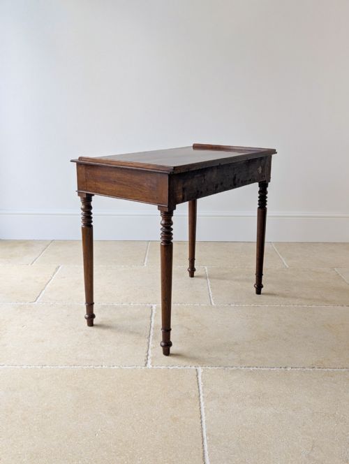 ANTIQUE WILLIAM IV MAHOGANY WRITING TABLE C1830 - ADDITIONAL PHOTO 15