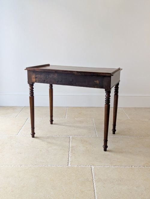 ANTIQUE WILLIAM IV MAHOGANY WRITING TABLE C1830 - ADDITIONAL PHOTO 16