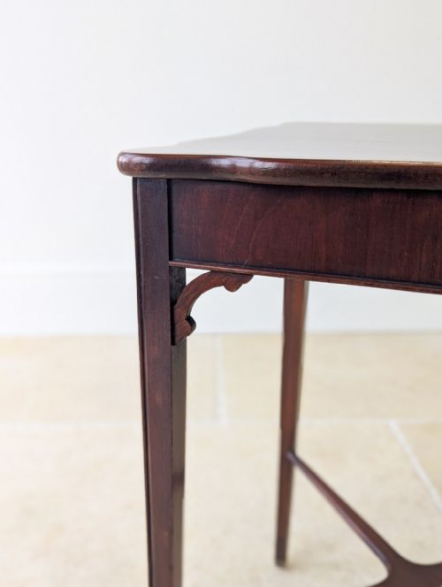 ANTIQUE EDWARDIAN MAHOGANY OCCASIONAL TABLE C1900 - ADDITIONAL PHOTO 5