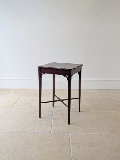 ANTIQUE EDWARDIAN MAHOGANY OCCASIONAL TABLE C1900 - ADDITIONAL PHOTO 6