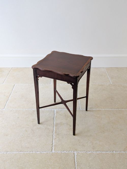 ANTIQUE EDWARDIAN MAHOGANY OCCASIONAL TABLE C1900 - ADDITIONAL PHOTO 10