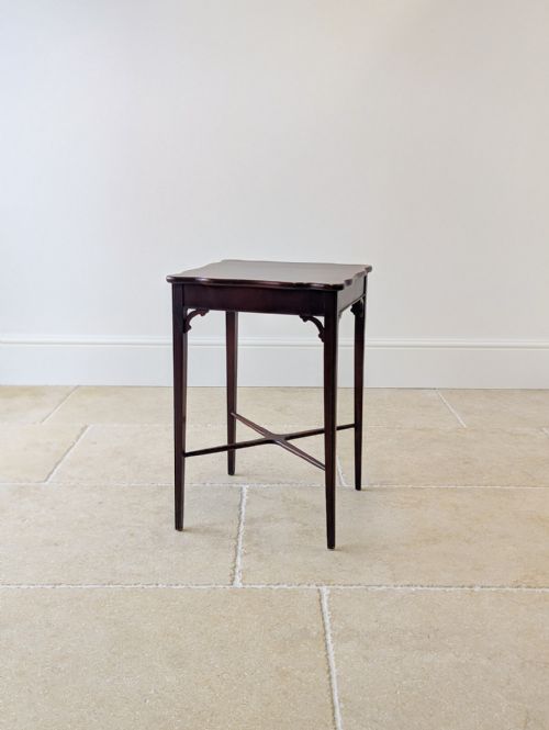 ANTIQUE EDWARDIAN MAHOGANY OCCASIONAL TABLE C1900 - ADDITIONAL PHOTO 12