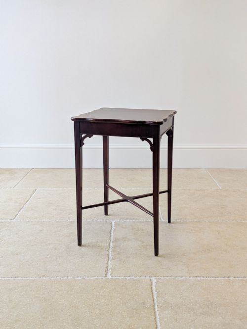 ANTIQUE EDWARDIAN MAHOGANY OCCASIONAL TABLE C1900 - ADDITIONAL PHOTO 15