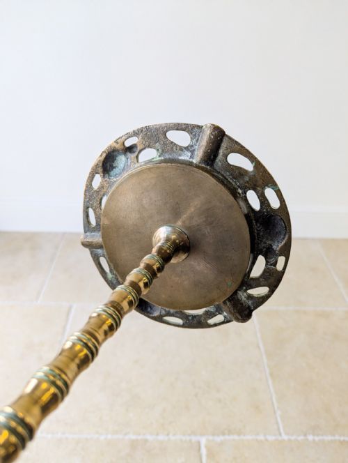 ANTIQUE EARLY 20TH CENTURY BRASS TORTOISE FLOORSTANDING CIGAR STAND C1920 - ADDITIONAL PHOTO 17