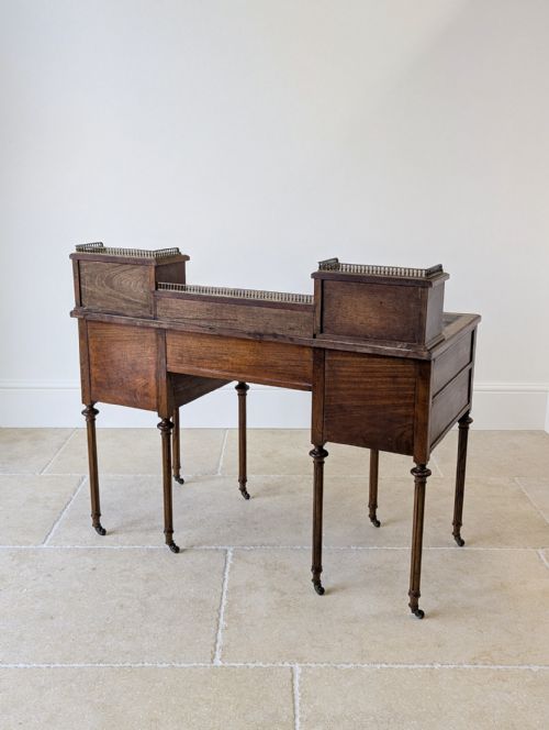 ANTIQUE VICTORIAN WALNUT WRITING DESK C1880 - ADDITIONAL PHOTO 16