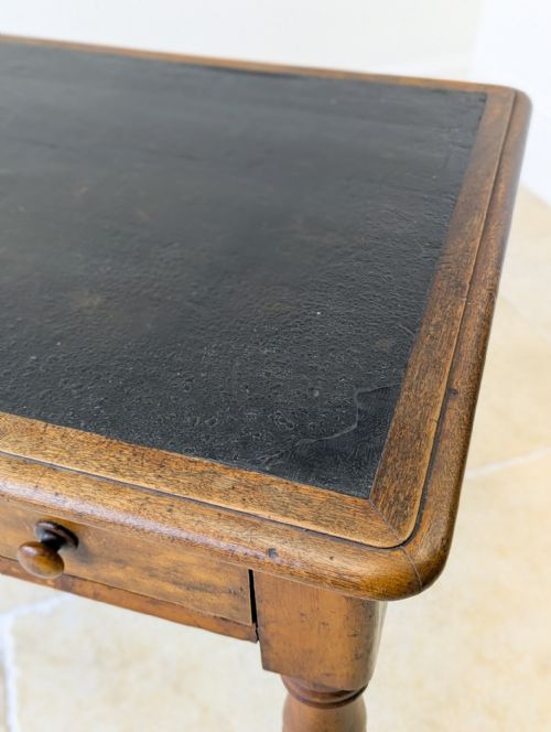 ANTIQUE VICTORIAN MAHOGANY WRITING TABLE C1870 - ADDITIONAL PHOTO 12
