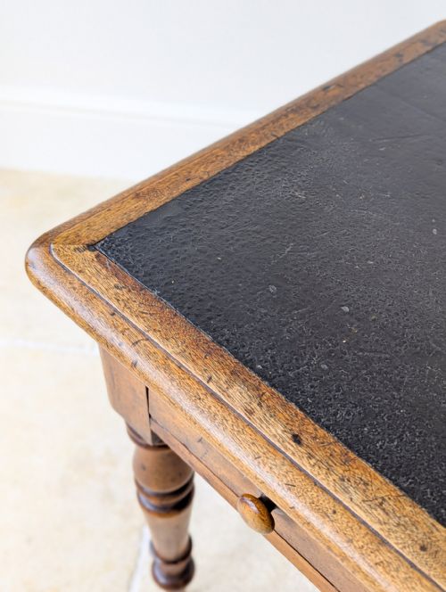 ANTIQUE VICTORIAN MAHOGANY WRITING TABLE C1870 - ADDITIONAL PHOTO 16