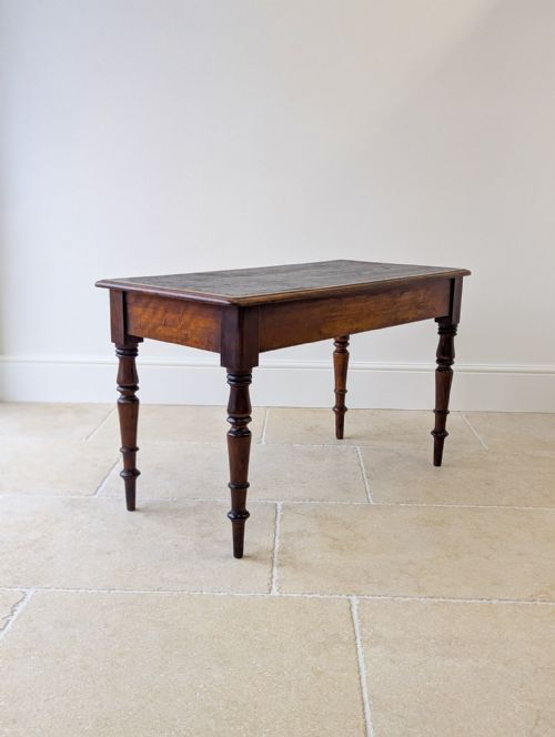ANTIQUE VICTORIAN MAHOGANY WRITING TABLE C1870 - ADDITIONAL PHOTO 17