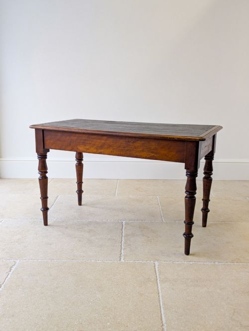 ANTIQUE VICTORIAN MAHOGANY WRITING TABLE C1870 - ADDITIONAL PHOTO 18