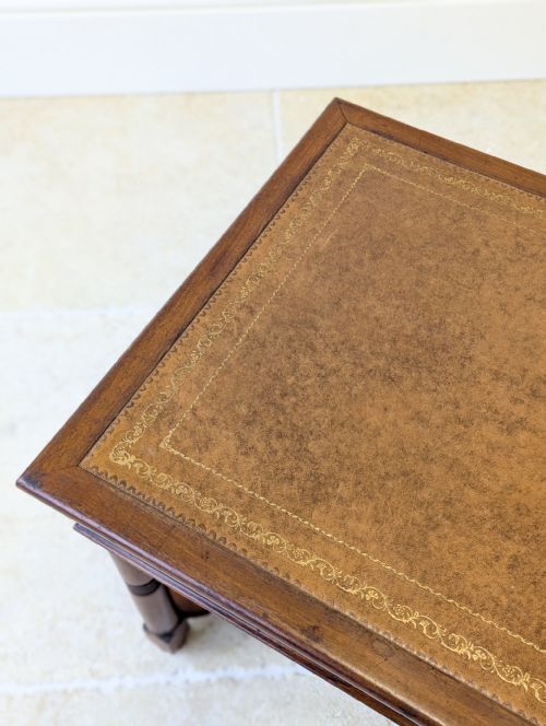 ANTIQUE VICTORIAN MAHOGANY LIBRARY CHAIRSIDE READING TABLE C1890 - ADDITIONAL PHOTO 4