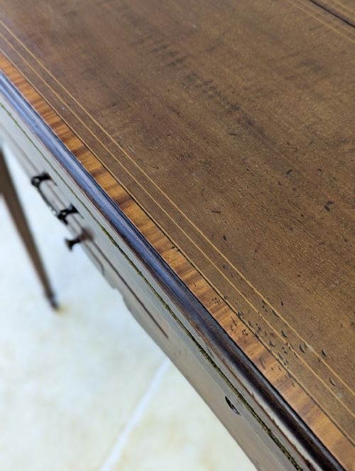 ANTIQUE EDWARDIAN MAHOGANY CHESS CARD GAMES TABLE C1910 - ADDITIONAL PHOTO 11