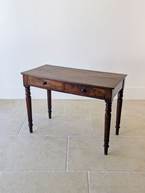 ANTIQUE EARLY VICTORIAN MAHOGANY WRITING TABLE C1840 - ADDITIONAL PHOTO 6