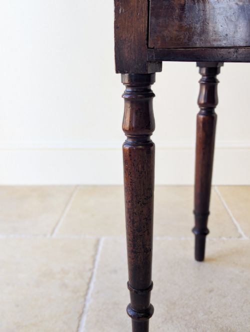 ANTIQUE EARLY VICTORIAN MAHOGANY WRITING TABLE C1840 - ADDITIONAL PHOTO 7