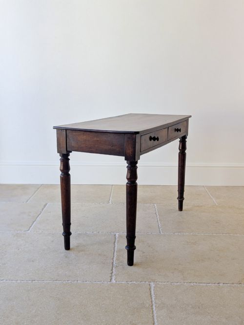 ANTIQUE EARLY VICTORIAN MAHOGANY WRITING TABLE C1840 - ADDITIONAL PHOTO 10