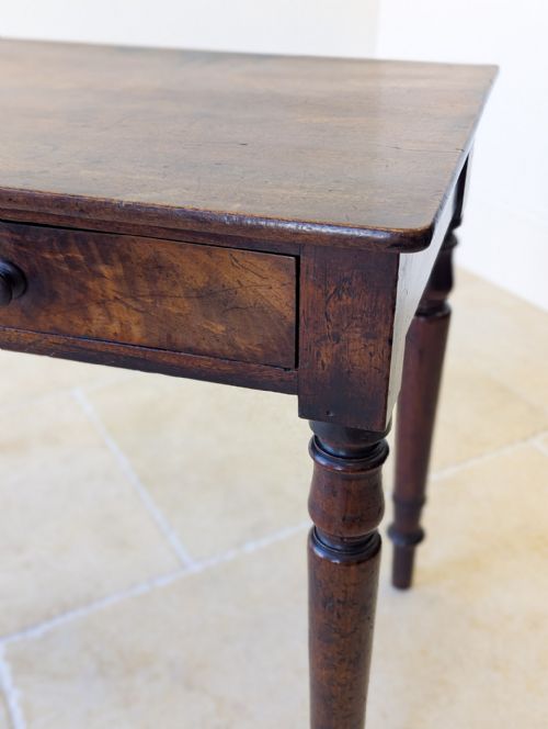 ANTIQUE EARLY VICTORIAN MAHOGANY WRITING TABLE C1840 - ADDITIONAL PHOTO 11
