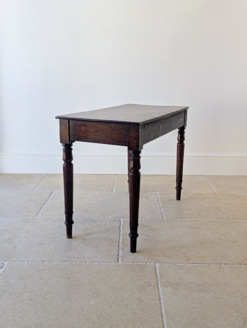 ANTIQUE EARLY VICTORIAN MAHOGANY WRITING TABLE C1840 - ADDITIONAL PHOTO 18