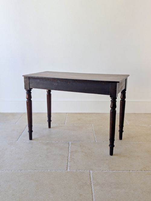 ANTIQUE EARLY VICTORIAN MAHOGANY WRITING TABLE C1840 - ADDITIONAL PHOTO 19