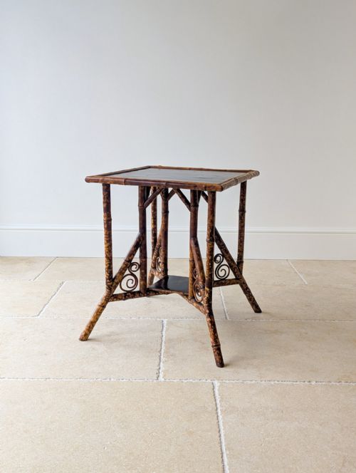 Antique Victorian Bamboo Occasional Table C.1890