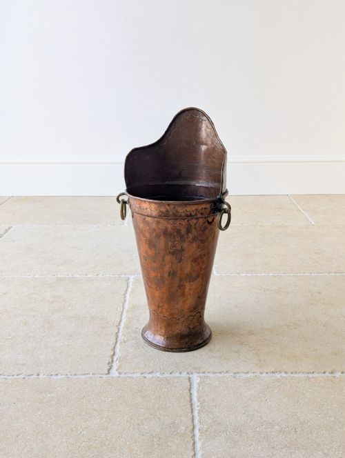 Antique 19th Century French Copper Grape Hod C.1890