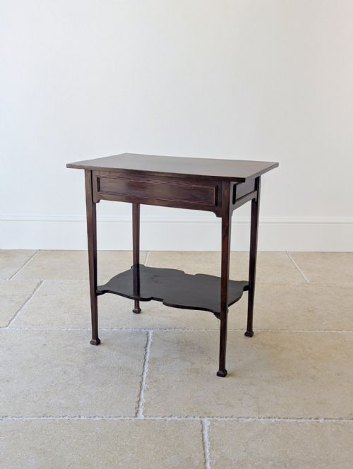 Antique Victorian Mahogany Side Table c.1890