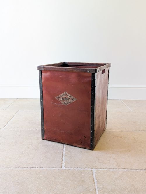 Antique Edwardian Industrial Mill Bin C.1910