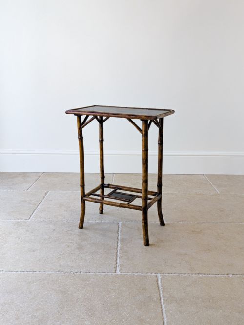 Antique Victorian Bamboo Occasional Table c.1890