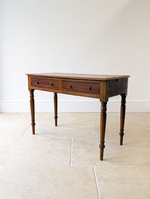 Antique Mid-victorian Mahogany Writing Table C.1860
