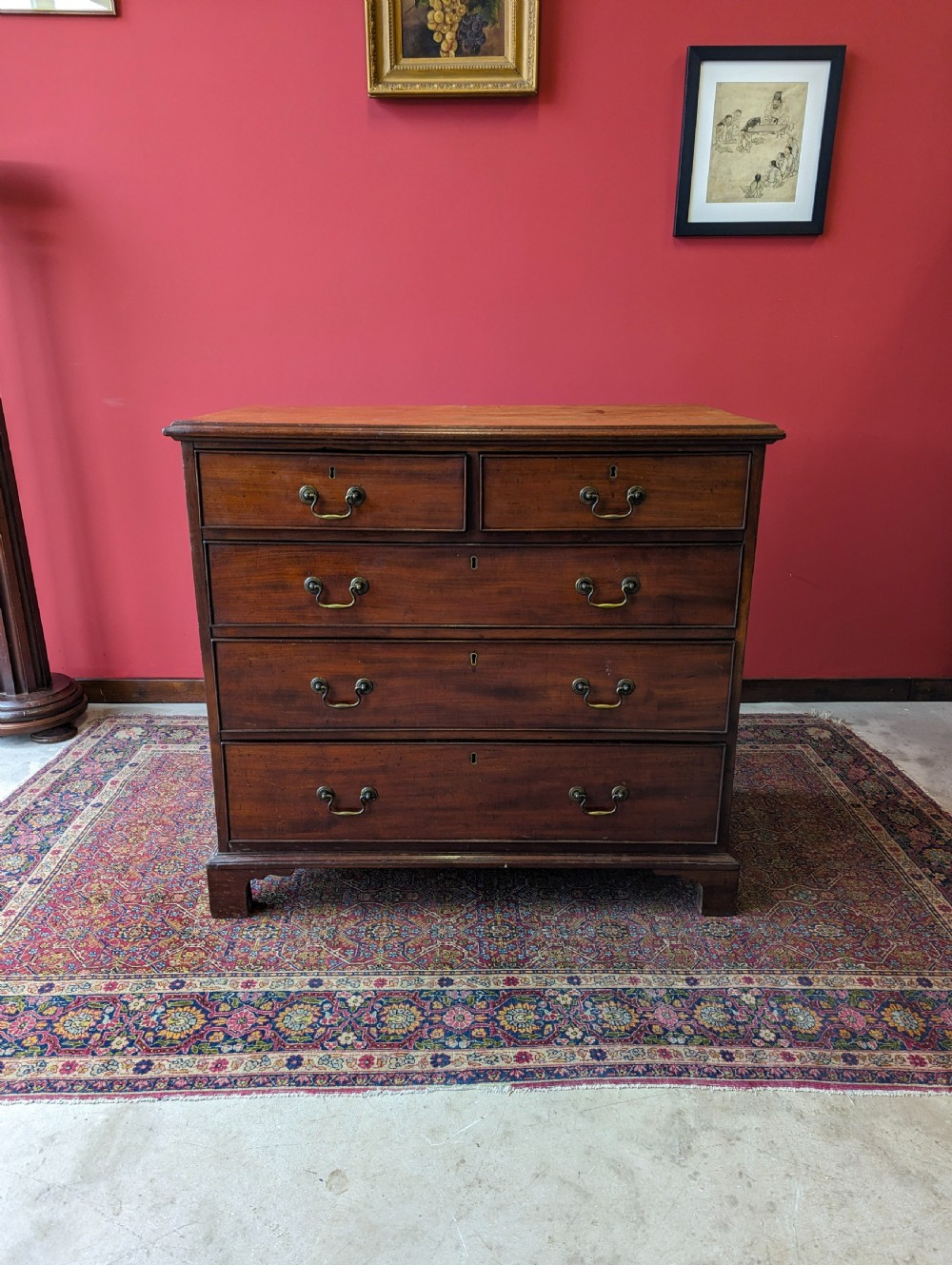 Antique Victorian Mahogany Chest of Drawers View II