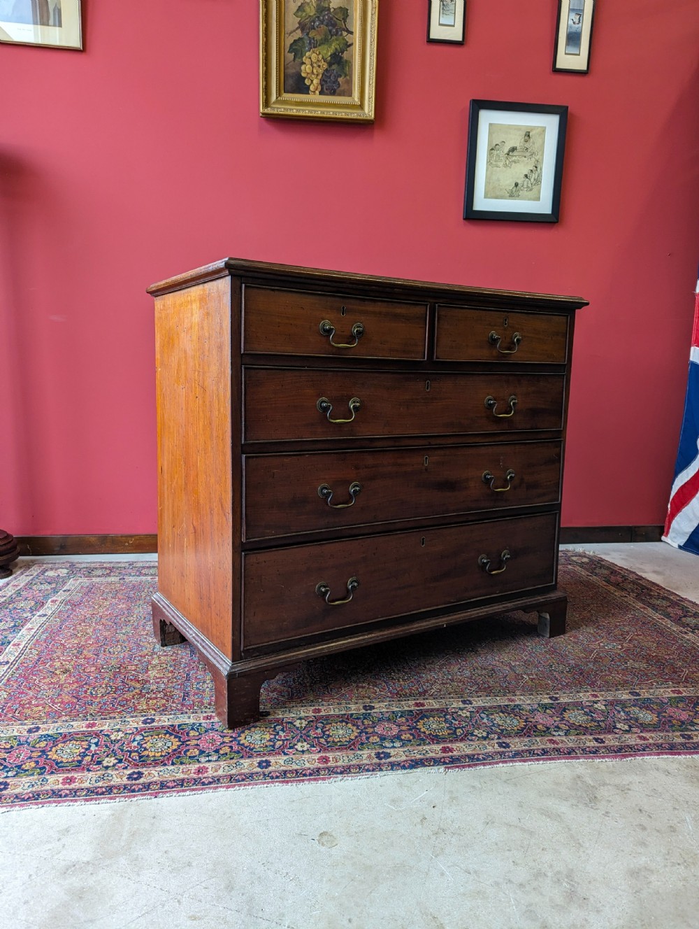 Antique Victorian Mahogany Chest of Drawers View IV