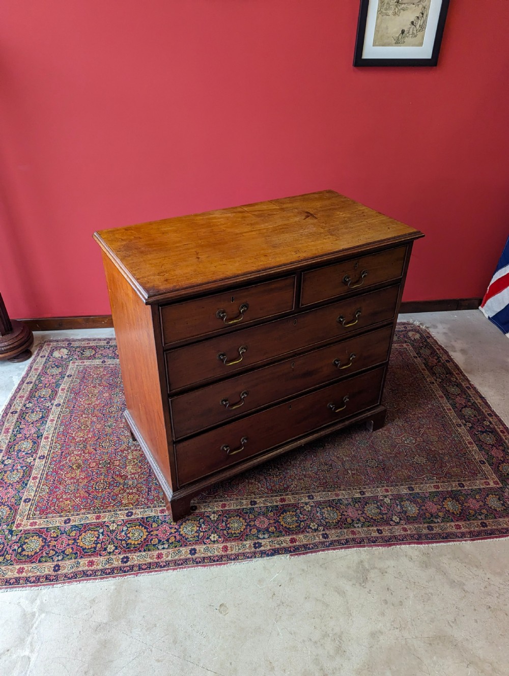 Antique Victorian Mahogany Chest of Drawers View VI