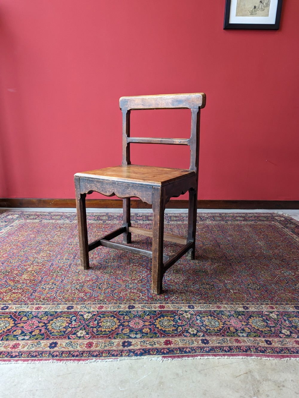 Antique Early 19th Century Georgian Oak Side Chair