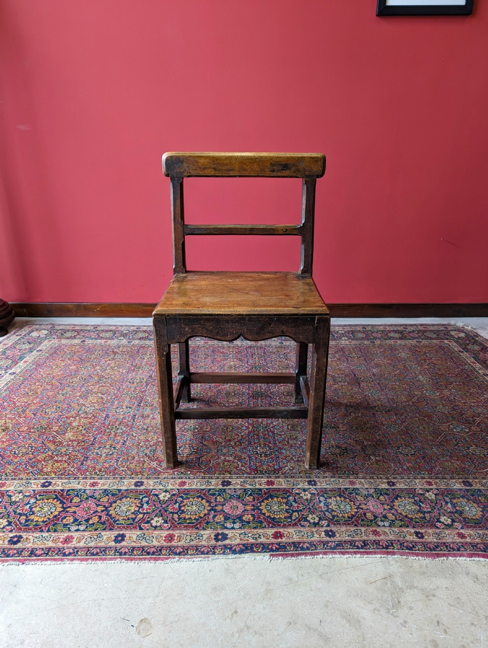 Antique Early 19th Century Georgian Oak Side Chair View II