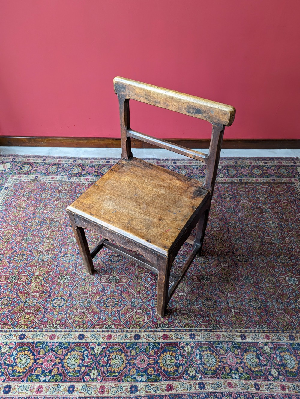 Antique Early 19th Century Georgian Oak Side Chair View IV