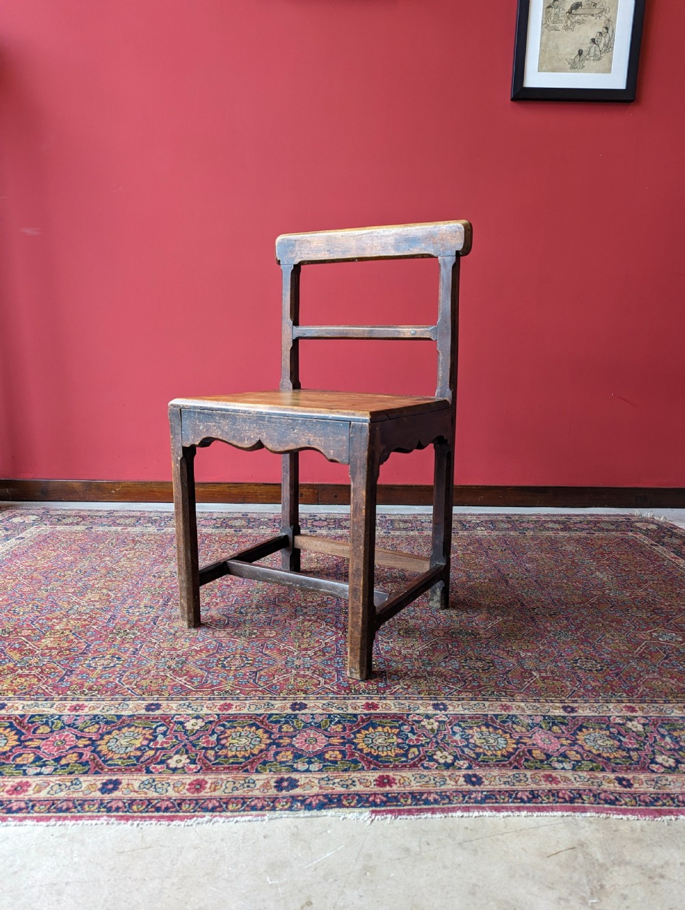 Antique Early 19th Century Georgian Oak Side Chair View VI