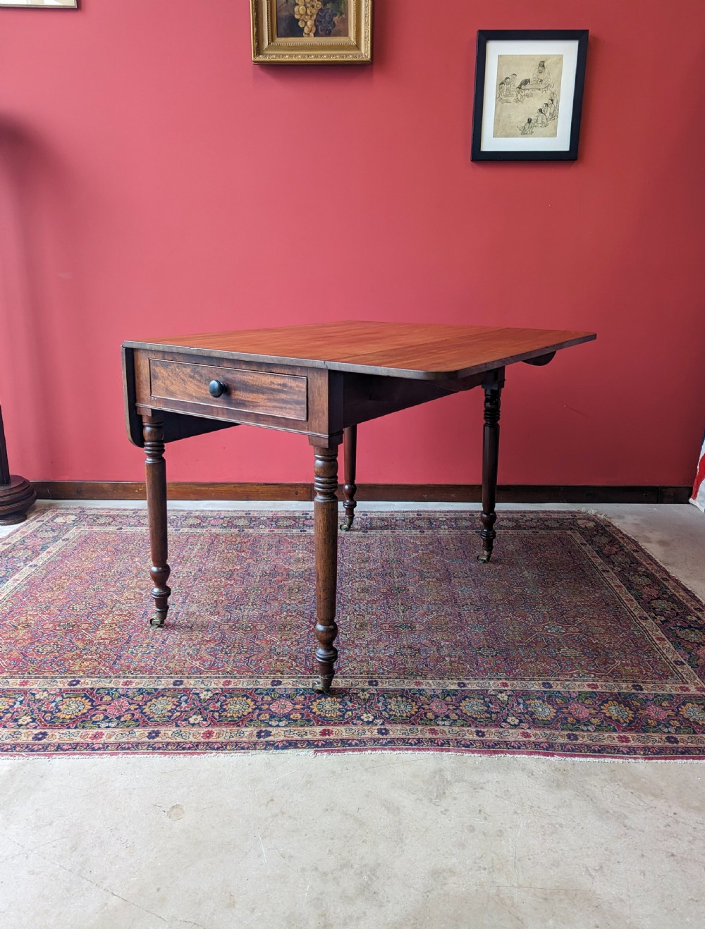 Antique Victorian Mahogany Pembroke Table View III