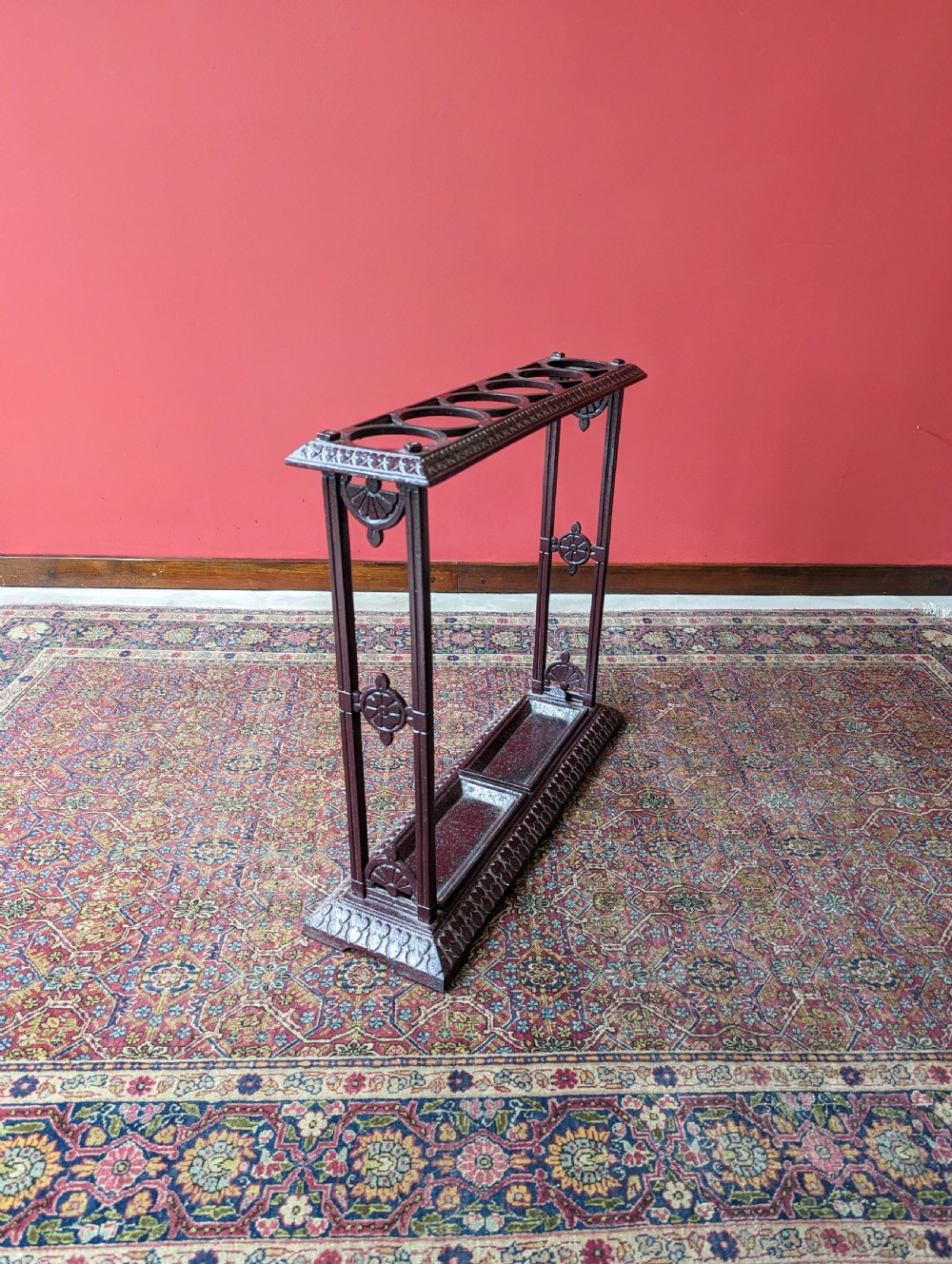 Antique Victorian Cast Iron Stick Stand