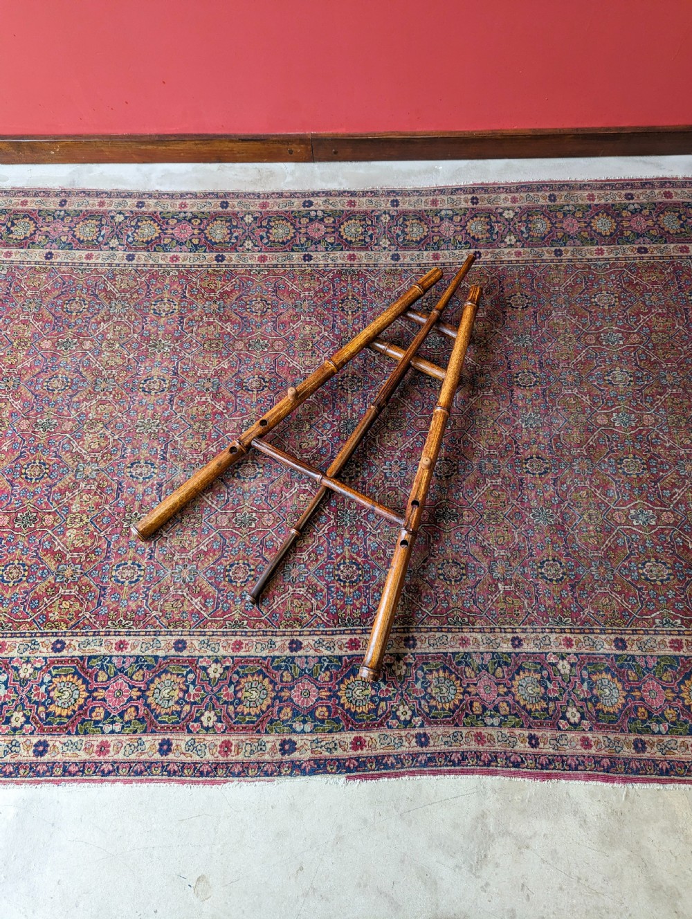 Antique Victorian Bamboo Easel Stand View IV