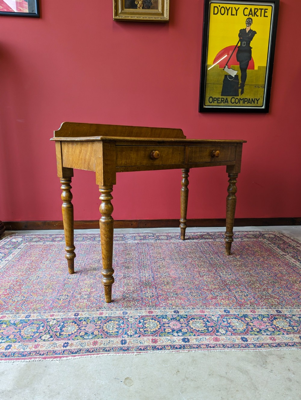Antique 19th Century Scrumbled Pine Desk View II