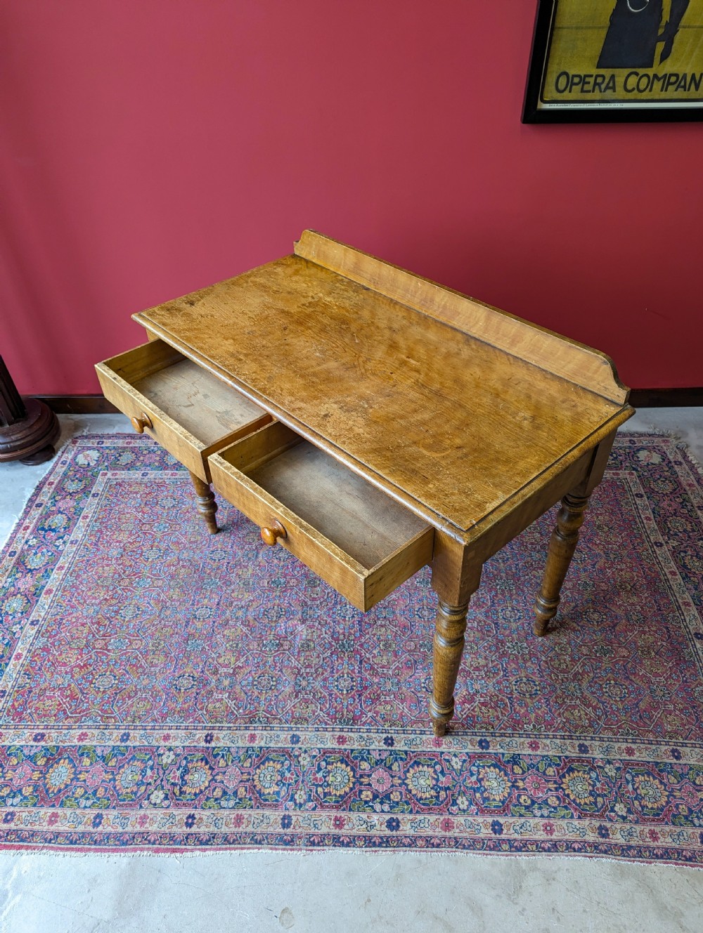 Antique 19th Century Scrumbled Pine Desk View VIII