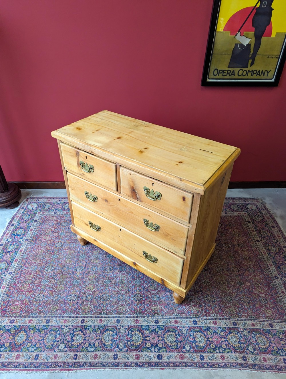 Antique Victorian Pine Chest of Drawers View VI