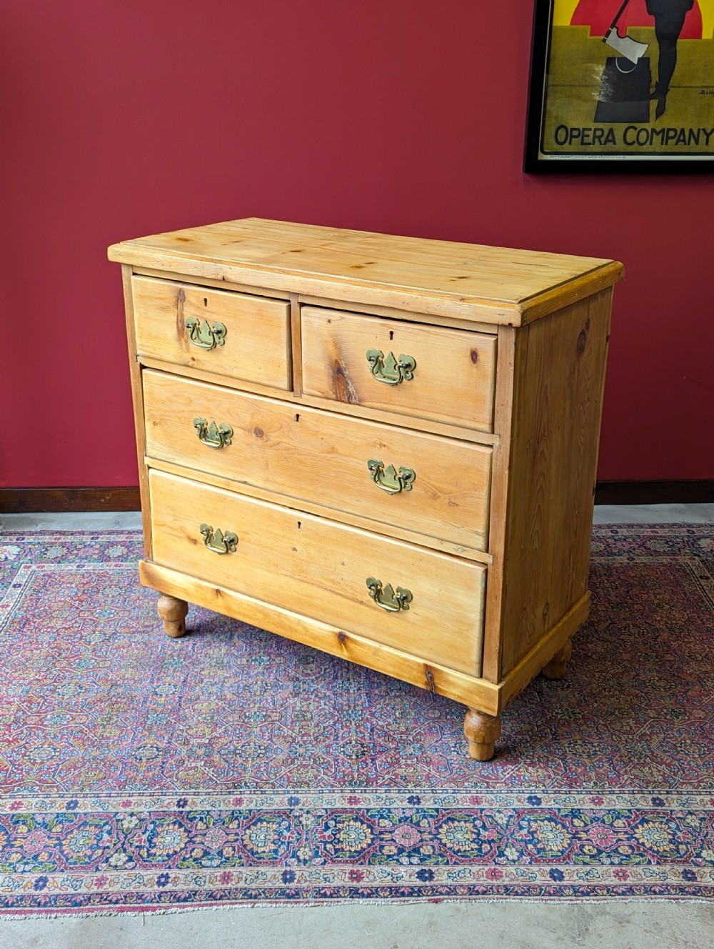 Antique Victorian Pine Chest of Drawers View VIII