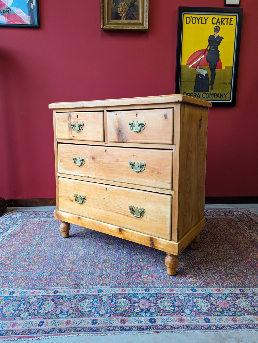 Antique Victorian Pine Chest of Drawers View IX