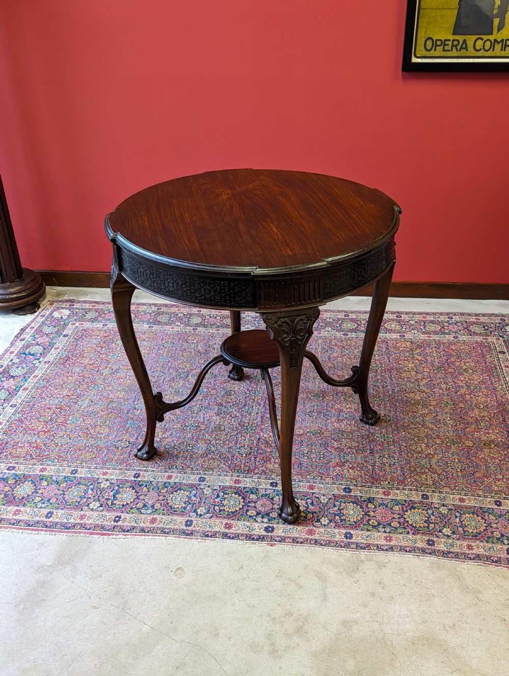 Antique 19th Century Rosewood Circular Occasional Table / Centre Table View III