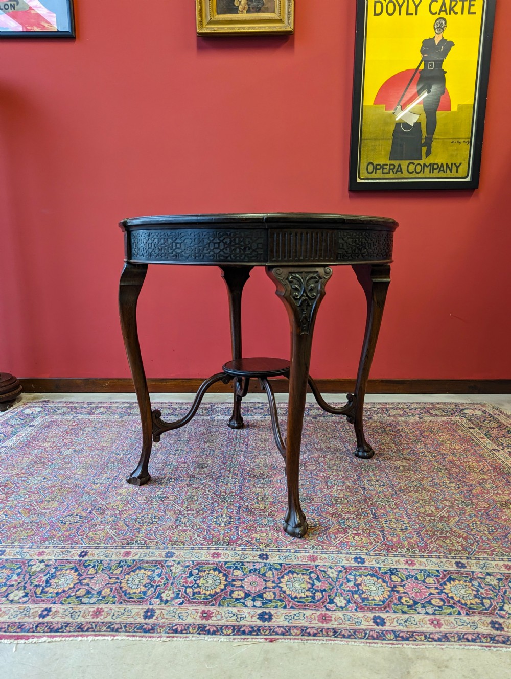 Antique 19th Century Rosewood Circular Occasional Table / Centre Table View IV