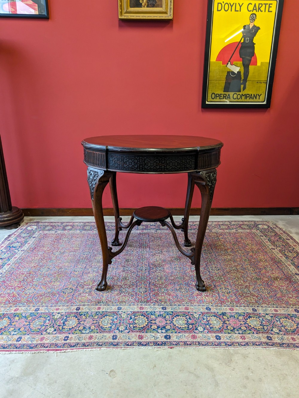 Antique 19th Century Rosewood Circular Occasional Table / Centre Table View VI