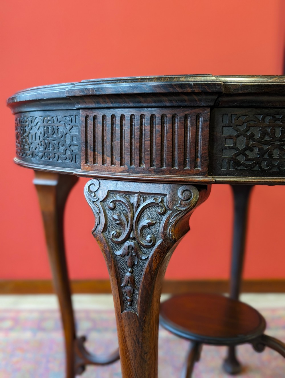 Antique 19th Century Rosewood Circular Occasional Table / Centre Table View VII