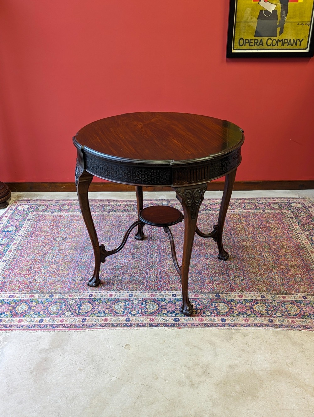 Antique 19th Century Rosewood Circular Occasional Table / Centre Table View VIII