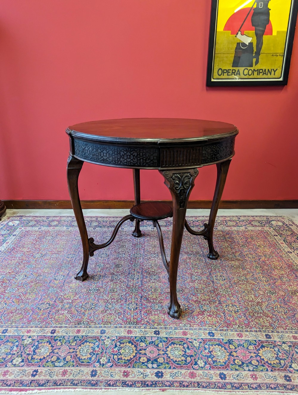 Antique 19th Century Rosewood Circular Occasional Table / Centre Table View IX