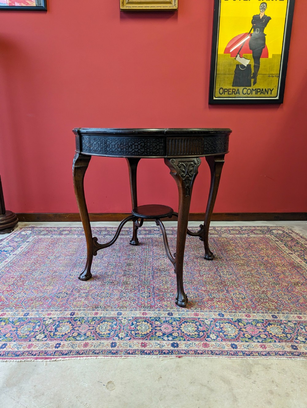 Antique 19th Century Rosewood Circular Occasional Table / Centre Table View X