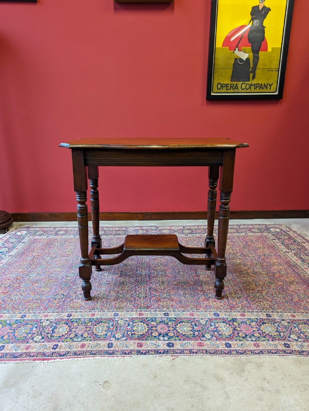 Antique Victorian Mahogany Side Table View II